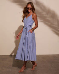 Lilliana Fit And Flare Midi Dress